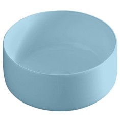 Раковина Artceram Cognac Quadro накладная без отверстий цвет blue COL004 32 00