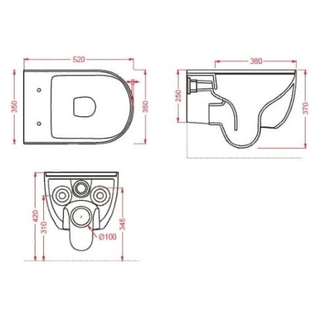 Унитаз Artceram The One подвесной безободковый цвет белый THV001 01 00