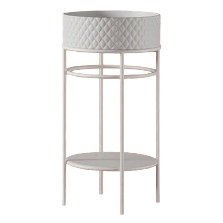 Консоль Artceram Fuori Scala металлическая для круглой раковины цвет белый матовый ACA058 05