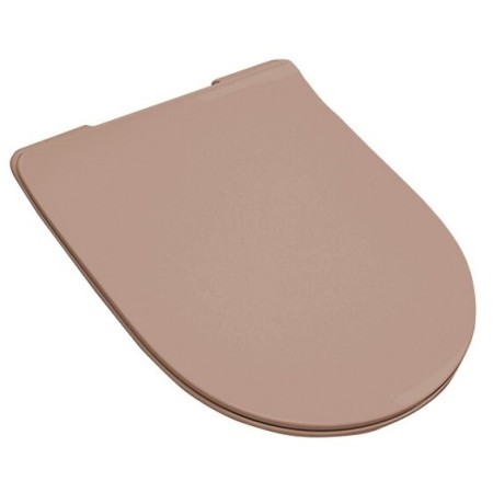 Сиденье с крышкой Artceram File 2.0 с плавным опусканием цвет Brown tortora FLA014 40