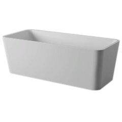 Ванна Artceram SQUARE отдельностоящая с сифоном в комплекте цвет белый ACW004 01