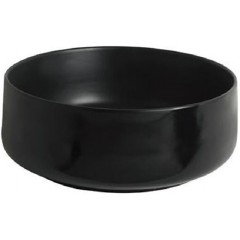 Раковина Artceram Cognac Quadro накладная без отверстий цвет Black матовый COL001 17 00