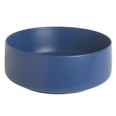 Раковина Artceram Cognac Quadro накладная без отверстий цвет Blue sapphire COL001 16 00