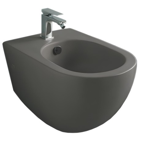 Биде Artceram File 2.0 подвесное с одним отверстием цвет Grey Olive FLB001 15 00