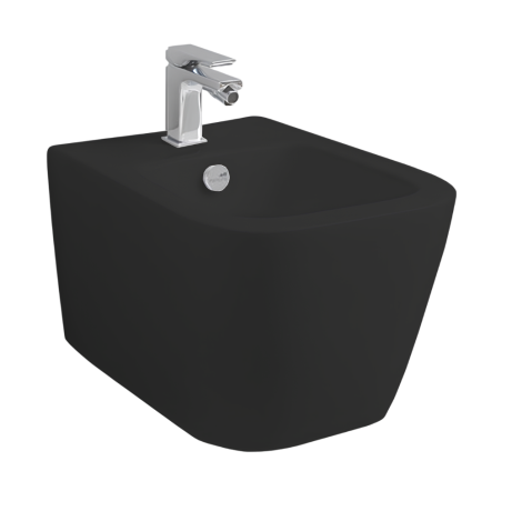 Биде Artceram A16 подвесное с одним отверстием цвет черный матовый ASB004 17 00