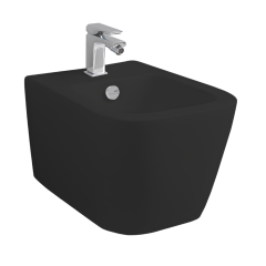 Биде Artceram A16 подвесное с одним отверстием цвет черный матовый ASB004 17 00