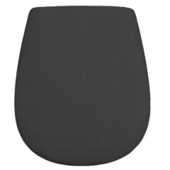 Сиденье с крышкой Artceram Azuley с плавным опусканием цвет черный матовый AZA001 17 71