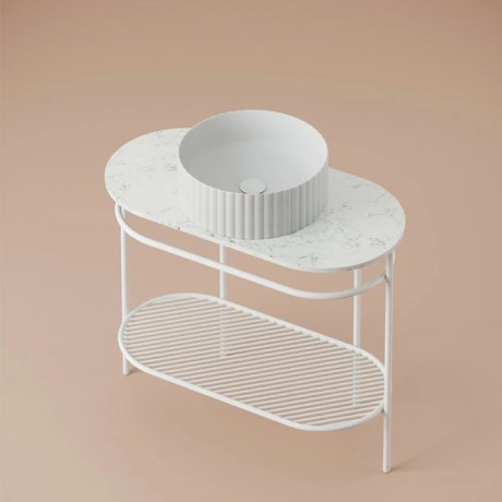 Полка сетчатая Artceram Flair 4.0 для металлической консоли цвет moka TFA013 56