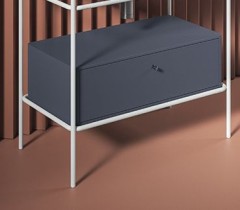 Ящик выдвижной деревянный Artceram Fuori Scala для металлической консоли цвет musk ACM040 58