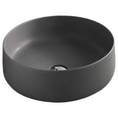 Раковина Artceram Cognac Quadro накладная без отверстий цвет Grey Olive COL001 15 00