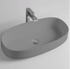 Раковина Artceram Cognac Quadro накладная цвет grigio oliva COL005 15 00