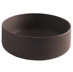 Раковина Artceram Cognac Quadro накладная без отверстий цвет Nero Roma COL001 20 00