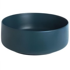 Раковина Artceram Cognac Quadro накладная без отверстий цвет Green petrolio COL001 42 00