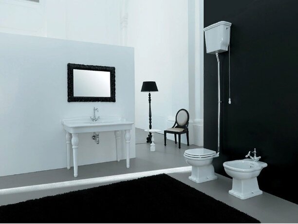 Биде Artceram Hermitage напольное с одним отверстием цвет белый HEB002 01 00