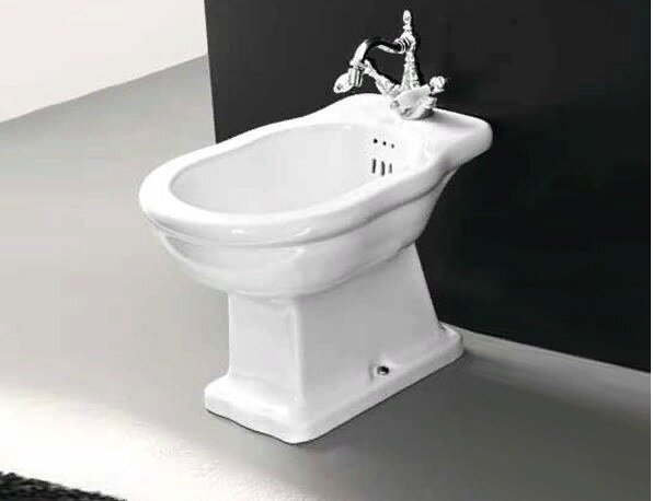 Биде Artceram Hermitage напольное с одним отверстием цвет белый HEB002 01 00