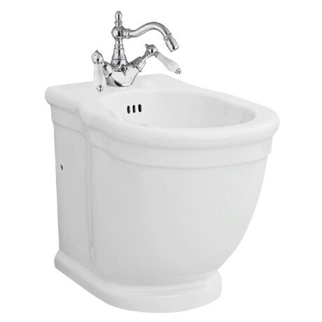 Биде Artceram Hermitage напольное с одним отверстием цвет белый HEB001 01 00