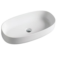 Раковина Artceram Cognac Quadro накладная цвет матовый белый COL005 05 00