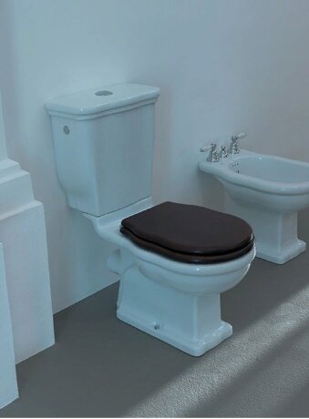 Сиденье с крышкой Artceram HERMITAGE с плавным опусканием цвет орех HEA004 71