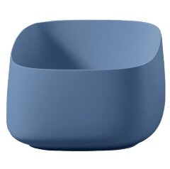 Раковина Artceram Cognac Quadro накладная без отверстий цвет Blue avio COL006 38 00