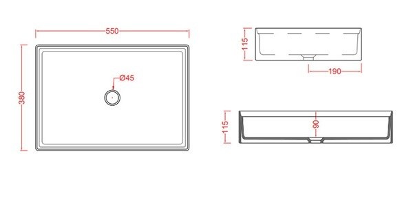 Раковина Artceram Scalino накладная без отверстий цвет белый матовый SCL002 05 00
