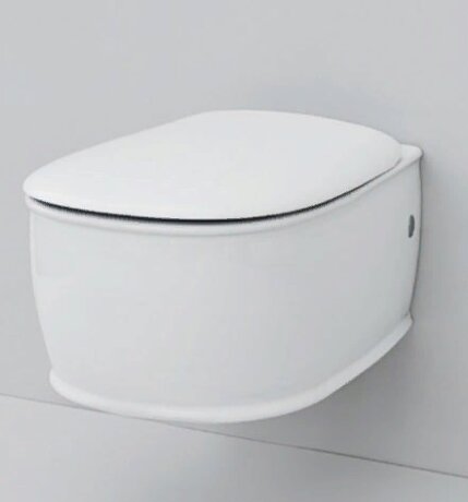 Сиденье с крышкой Artceram Azuley с плавным опусканием цвет белый AZA001 01 71