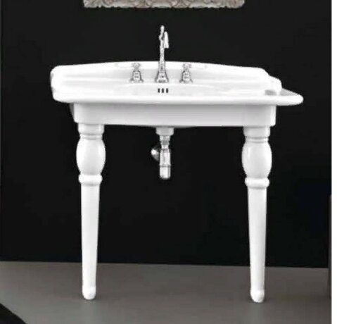 Раковина Artceram Hermitage под консоль с одним отверстием цвет белый HEL005 01 00