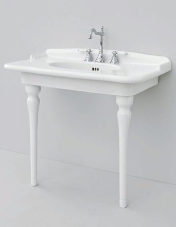 Раковина Artceram Hermitage под консоль с одним отверстием цвет белый HEL005 01 00