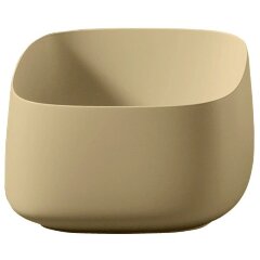 Раковина Artceram Cognac Quadro накладная без отверстий цвет zync yellow COL006 12 00