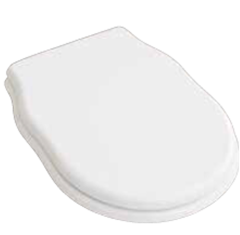 Сиденье с крышкой Artceram HERMITAGE с плавным опусканием цвет белый/бронза HEA005 01 72