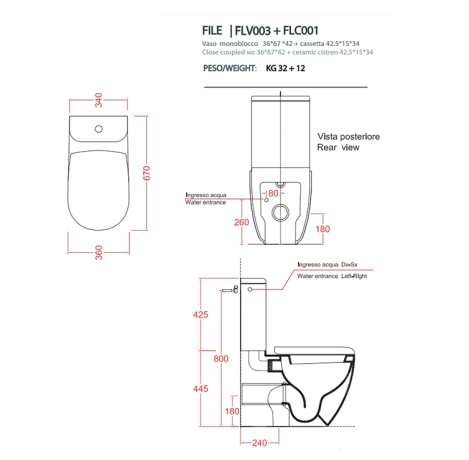 Унитаз Artceram FILE 2.0 напольный цвет белый FLV003 01 00