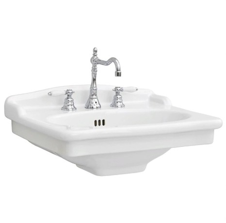 Раковина Artceram Hermitage на пьедестал/консоль с одним отверстием цвет белый HEL002 01 00