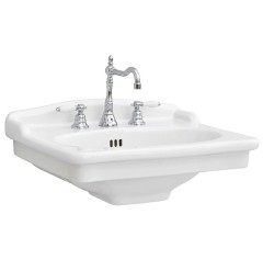 Раковина Artceram Hermitage на пьедестал/консоль с одним отверстием цвет белый HEL002 01 00