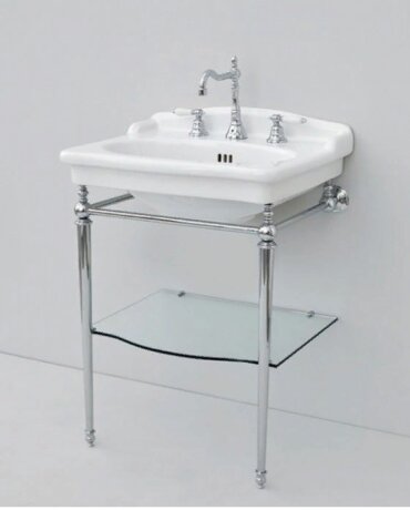 Раковина Artceram Hermitage на пьедестал/консоль с одним отверстием цвет белый HEL002 01 00