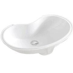 Раковина Artceram Idea встраиваемая снизу без отверстий цвет белый IDL001 01 00