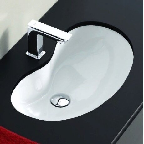 Раковина Artceram Idea встраиваемая снизу без отверстий цвет белый IDL001 01 00