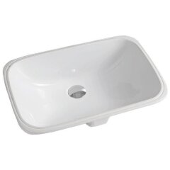 Раковина Artceram Nettuno встраиваемая снизу без отверстий цвет белый NTL001 01 00