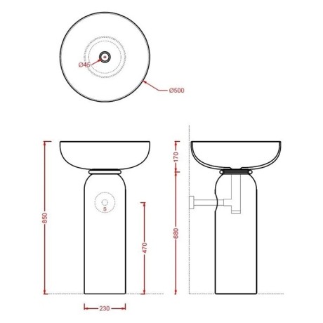Пьедестал Artceram Jolie цвет Light Terrazzo JOC001 89 00