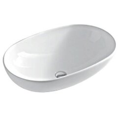 Раковина Artceram La Ciotola накладная без отверстий цвет белый LCL002 01 00