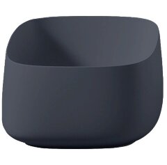 Раковина Artceram Cognac Quadro накладная без отверстий цвет blue notte COL006 36 00