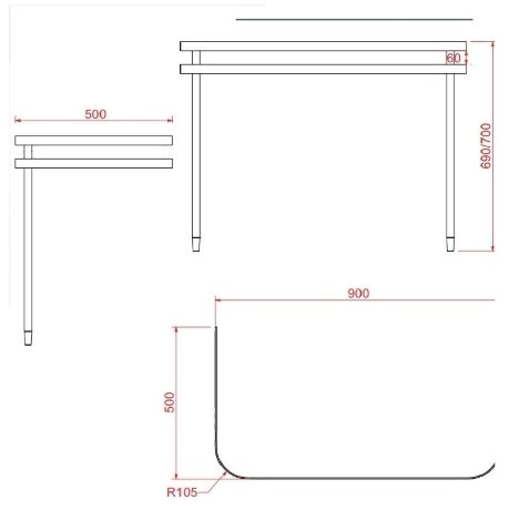 Консоль, Artceram, Azuley напольная/пристенная цвет белый/хром AZA003 71 01