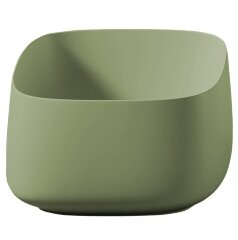 Раковина Artceram Cognac Quadro накладная без отверстий цвет green salvia COL006 44 00
