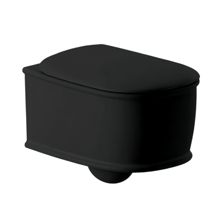 Унитаз Artceram Atelier подвесной безободковый цвет черный матовый ATV001 17 00