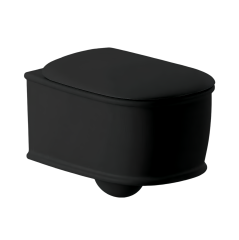 Унитаз Artceram Atelier подвесной безободковый цвет черный матовый ATV001 17 00