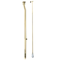 Механизм смыва Artceram HERMITAGE на высокой трубе цвет золото HEA006 73