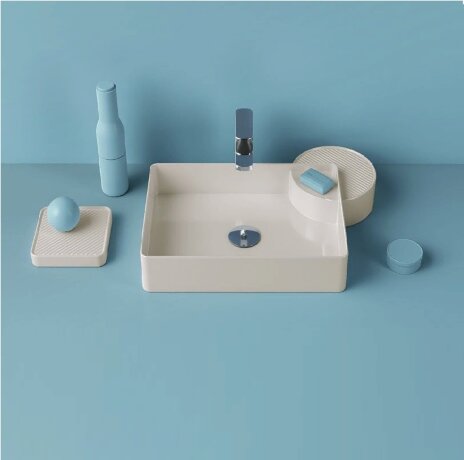 Мыльница Artceram Cartesio накладная цвет голубой CAC001 32 00