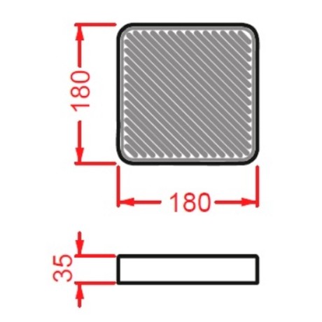 Мыльница Artceram Cartesio накладная цвет розовый CAC001 33 00