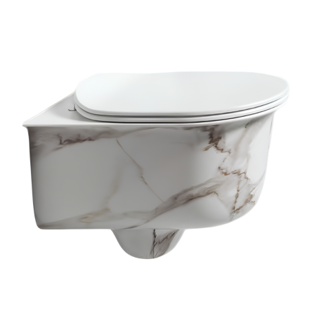 Унитаз Artceram CHIC подвесной безободковый цвет calacatta CHV001 94 00