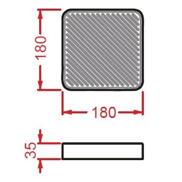 Мыльница Artceram Cartesio накладная цвет серый CAC001 34 00