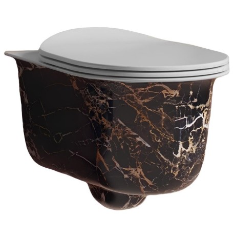 Унитаз Artceram CHIC подвесной цвет portoro gold CHV001 48 00