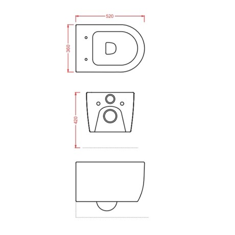 Унитаз Artceram Monet подвесной безободковый цвет белый матовый MNV001 05 00
